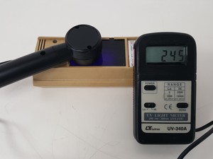 Thumbnail image of Pair of Ultra-Violet Prod Inc UV Lamps - Blak-Ray UVL-21, Mineralight UVG-54 Lab