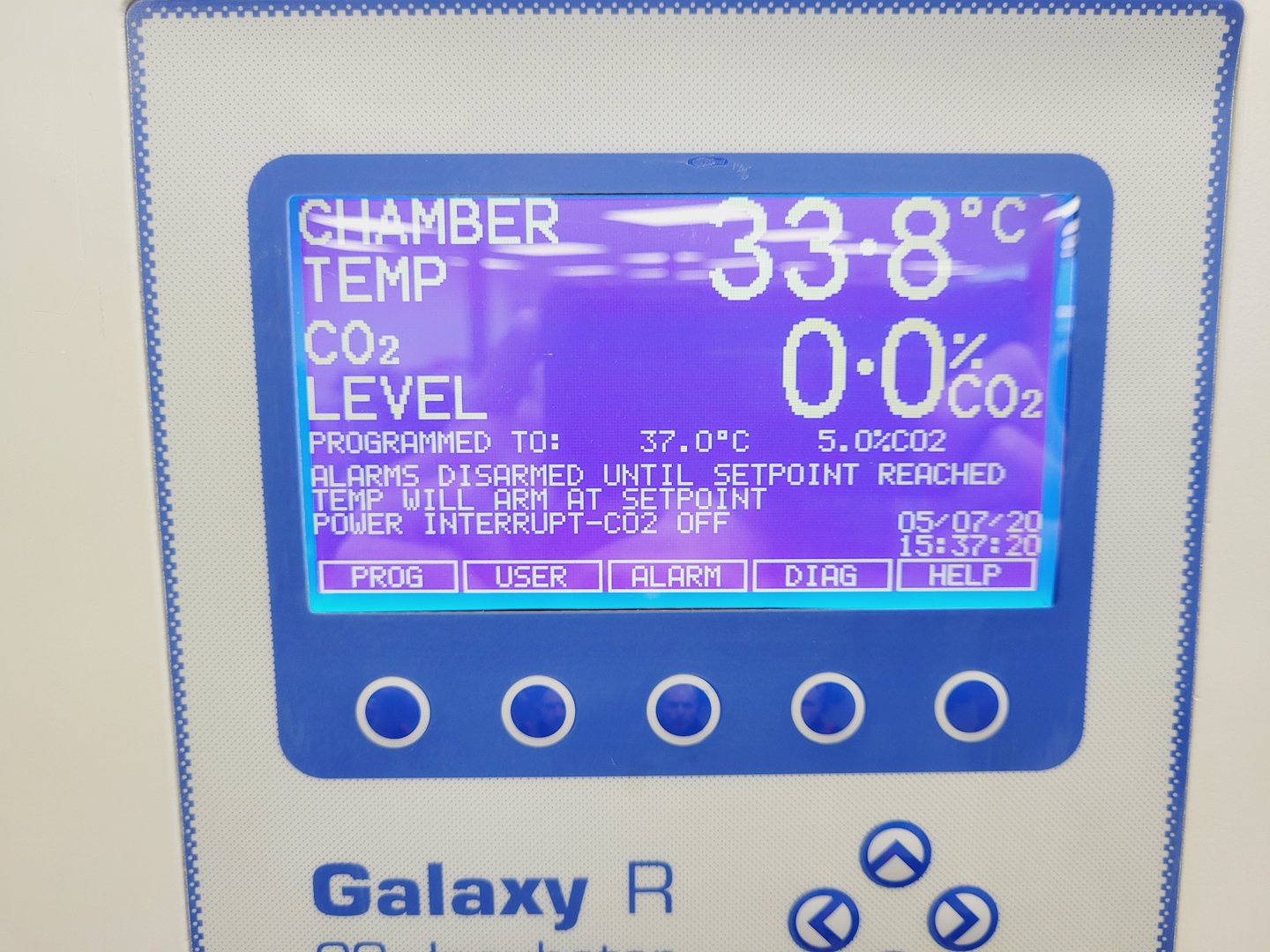 Image of RS Biotech Galaxy R CO2 Incubator Double Stack 170-300 Lab