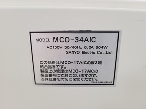 Thumbnail image of Sanyo CO2 Incubator  Model - MCO-17AIC Lab Spares/Repairs