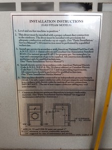 Thumbnail image of American Dryer Corp Industrial Laundry Tumble Drier