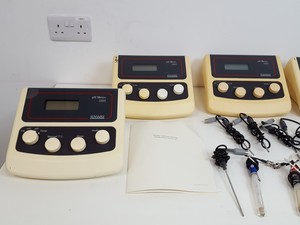 Thumbnail image of 5 x Jenway Model 3305 pH Meters with Probes Lab