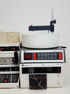 Thumbnail image of Pharmacia LKB FPLC System - P-500, FRAC-100, P-50, UV-1, LCC-500 & Accessories 
