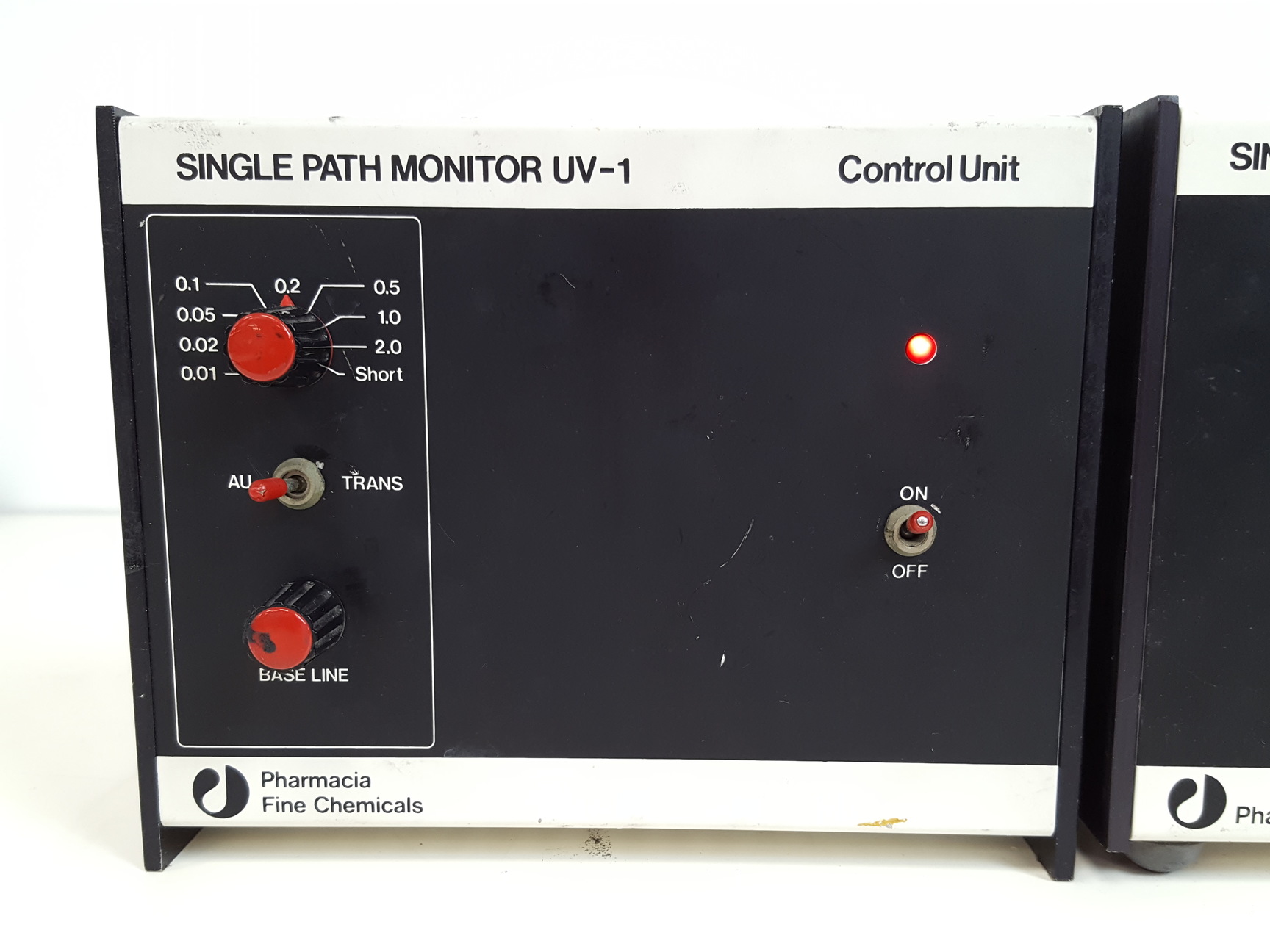 Image of Pharmacia LKB FPLC System - P-500, FRAC-100, P-50, UV-1, LCC-500 & Accessories 