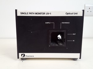 Thumbnail image of Pharmacia LKB FPLC System - P-500, FRAC-100, P-50, UV-1, LCC-500 & Accessories 