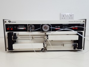 Thumbnail image of Pharmacia LKB FPLC System - P-500, FRAC-100, P-50, UV-1, LCC-500 & Accessories 