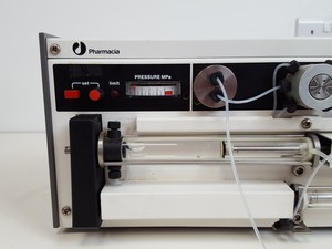 Thumbnail image of Pharmacia LKB FPLC System - P-500, FRAC-100, P-50, UV-1, LCC-500 & Accessories 