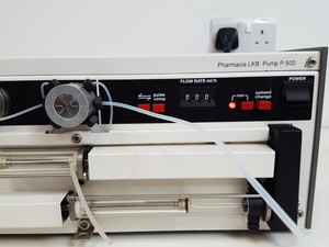 Thumbnail image of Pharmacia LKB FPLC System - P-500, FRAC-100, P-50, UV-1, LCC-500 & Accessories 