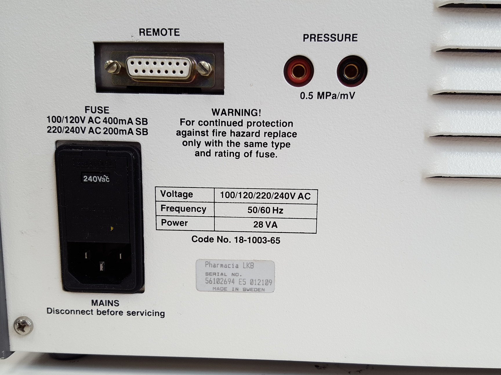 Image of Pharmacia LKB FPLC System - P-500, FRAC-100, P-50, UV-1, LCC-500 & Accessories 