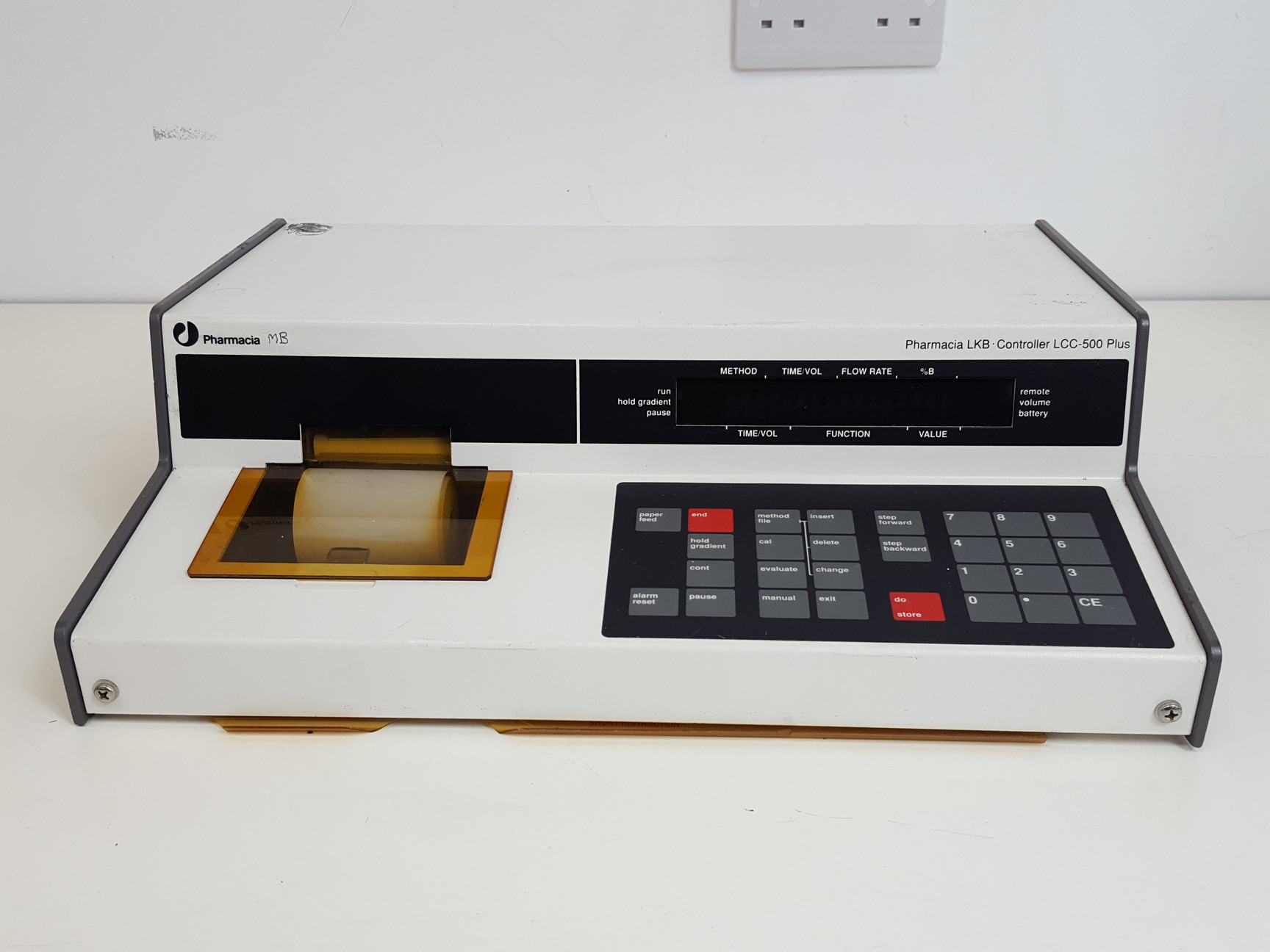 Image of Pharmacia LKB FPLC System - P-500, FRAC-100, P-50, UV-1, LCC-500 & Accessories 