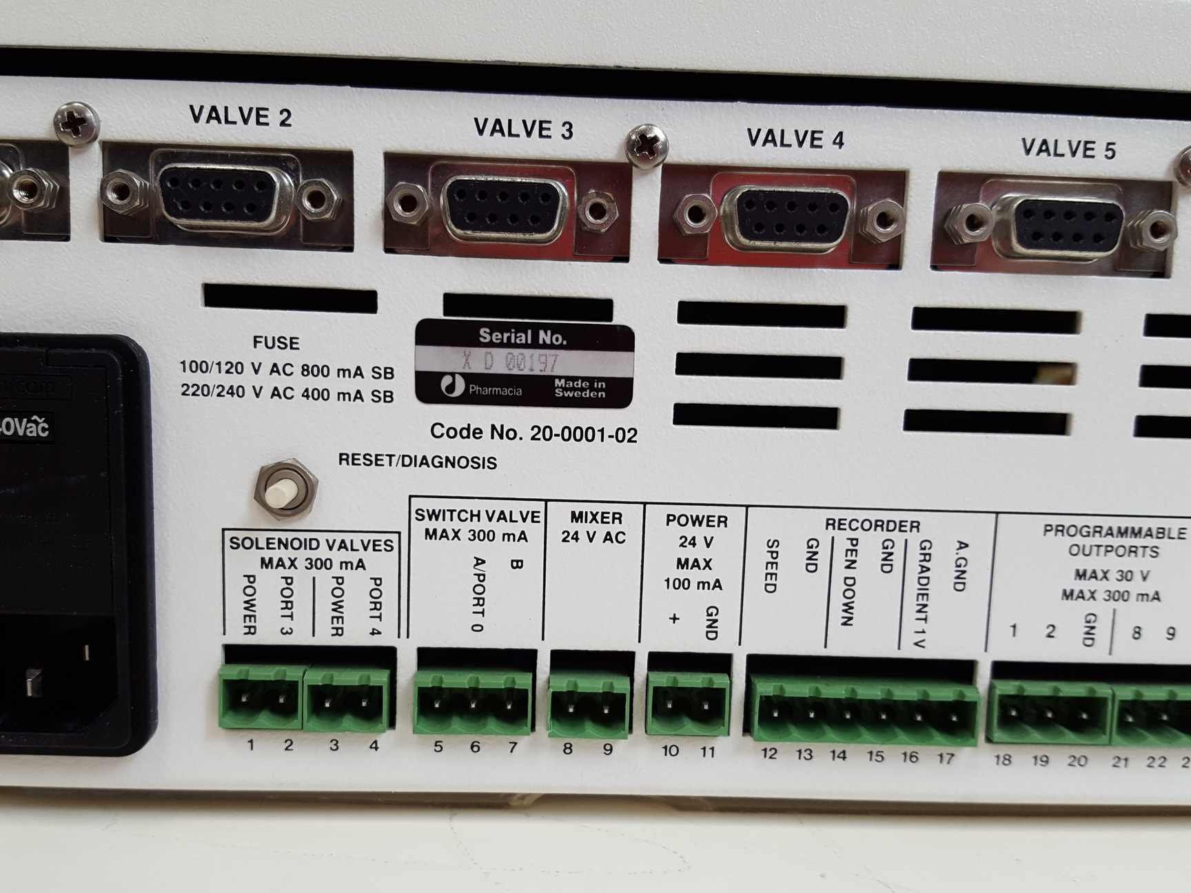 Image of Pharmacia LKB FPLC System - P-500, FRAC-100, P-50, UV-1, LCC-500 & Accessories 