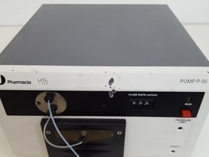 Thumbnail image of Pharmacia LKB FPLC System - P-500, FRAC-100, P-50, UV-1, LCC-500 & Accessories 