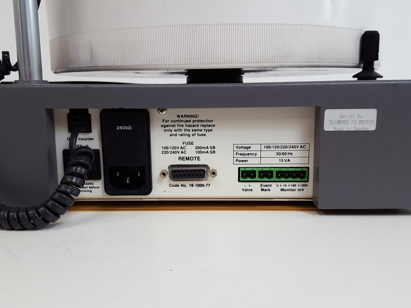 Image of Pharmacia LKB FPLC System - P-500, FRAC-100, P-50, UV-1, LCC-500 & Accessories 