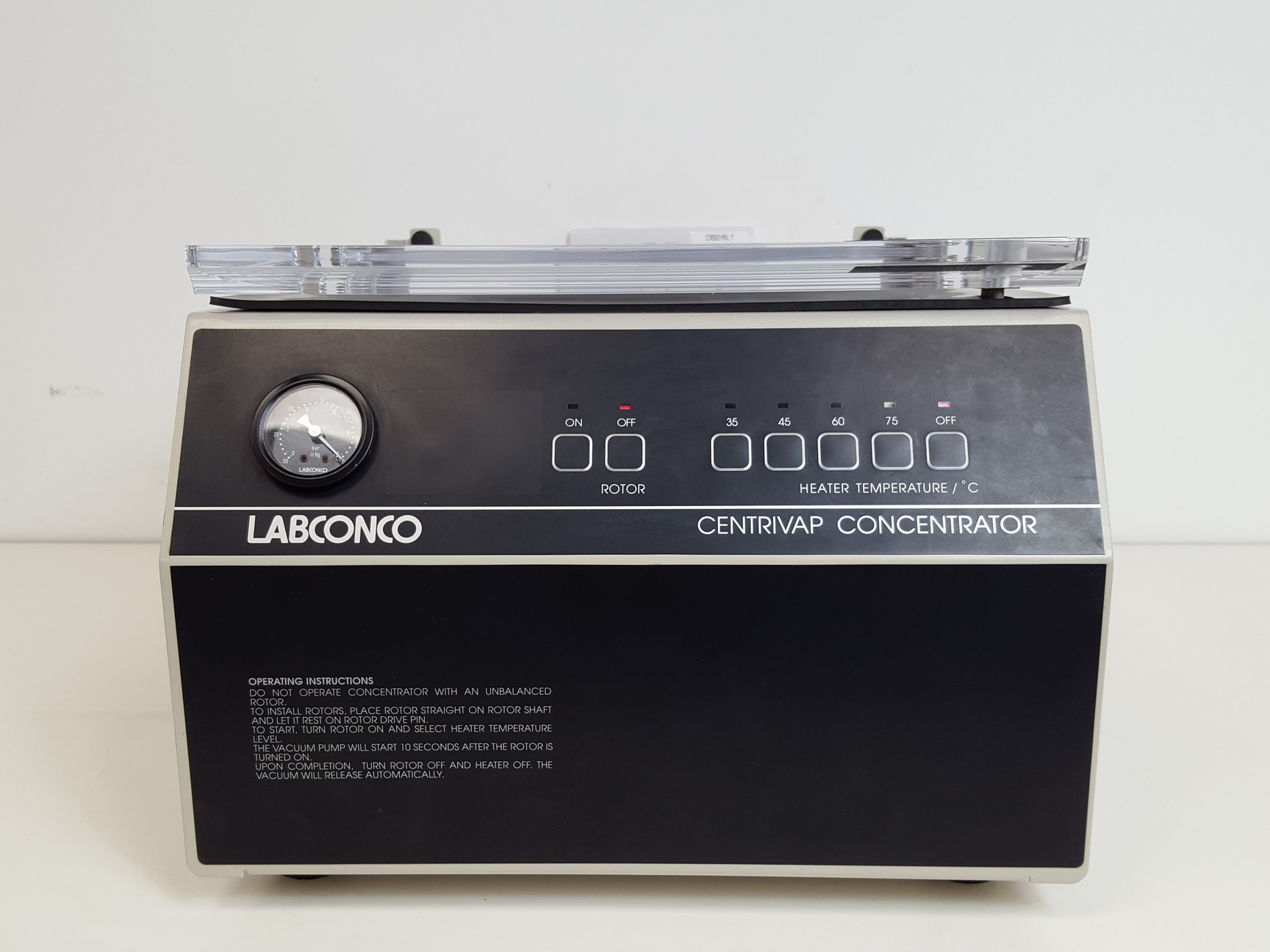 Image of LABCONCO Centrivap Concentrator Model: 78100-01 & CentriZap Strobe Gun Lab