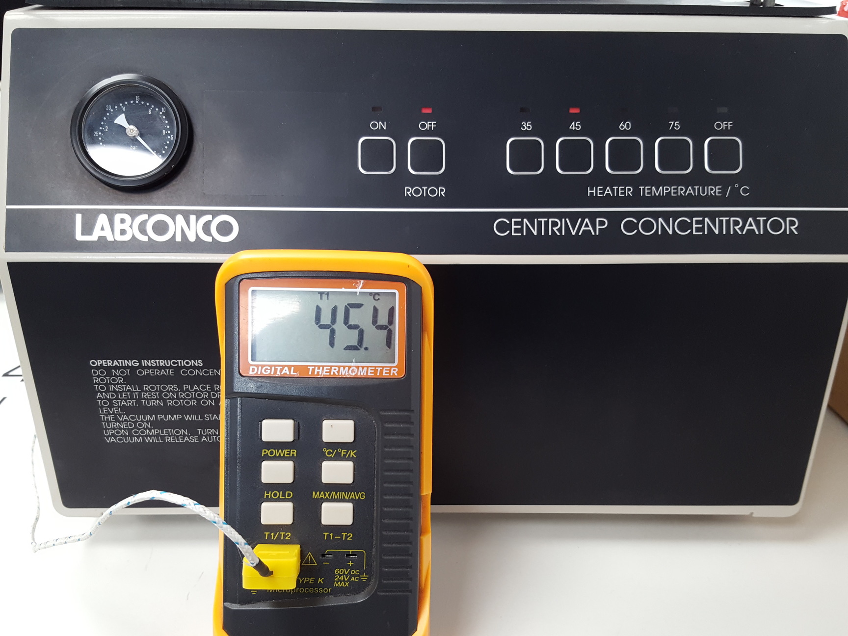 Image of LABCONCO Centrivap Concentrator Model: 78100-01 & CentriZap Strobe Gun Lab