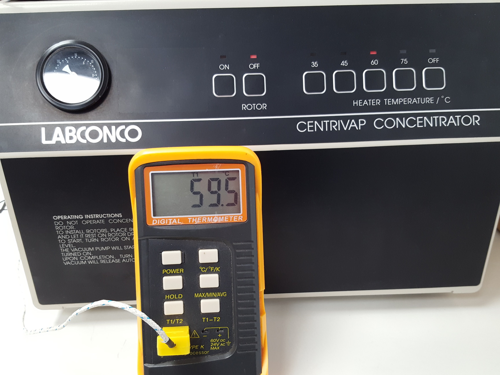 Image of LABCONCO Centrivap Concentrator Model: 78100-01 & CentriZap Strobe Gun Lab