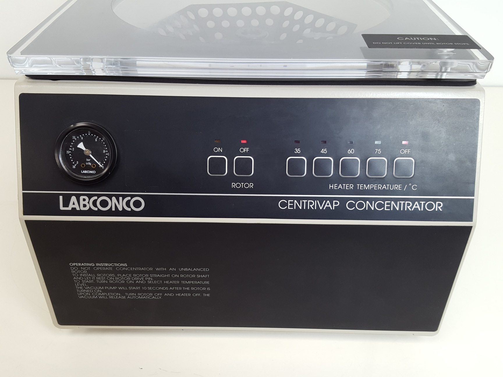 Image of LABCONCO Centrivap Concentrator Model: 78100-01 & CentriZap Strobe Gun Lab