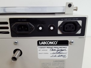 Thumbnail image of LABCONCO Centrivap Concentrator Model: 78100-01 & CentriZap Strobe Gun Lab