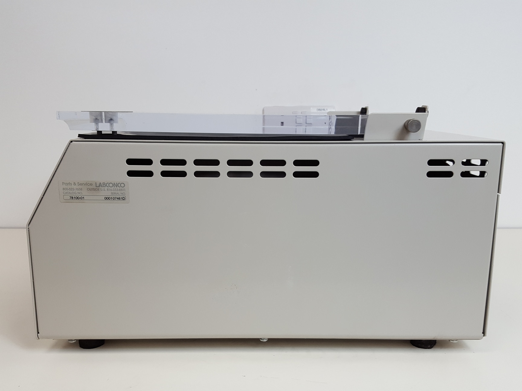 Image of LABCONCO Centrivap Concentrator Model: 78100-01 & CentriZap Strobe Gun Lab