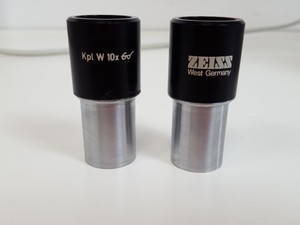 Thumbnail image of Zeiss Universal Microscope w/ 2 x Objectives Plan 2.5/0.08  100/-  1.6/0.03