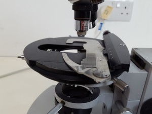 Thumbnail image of Zeiss Universal Microscope w/ 2 x Objectives Plan 2.5/0.08  100/-  1.6/0.03