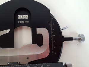 Thumbnail image of Zeiss Universal Microscope w/ 2 x Objectives Plan 2.5/0.08  100/-  1.6/0.03