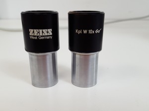 Thumbnail image of Zeiss Universal Microscope w/ 2 x Objectives Plan 2.5/0.08  100/-  1.6/0.03