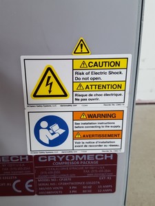 Thumbnail image of CRYOMECH CP2800 Series Helium Compressor Lab Spares/Repairs