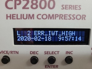 Thumbnail image of CRYOMECH CP2800 Series Helium Compressor Lab Spares/Repairs