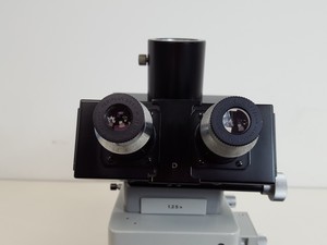 Thumbnail image of Leitz Orthoplan Trinocular Phase Contrast Fluorescence Microscope & 5 x OBJs Lab