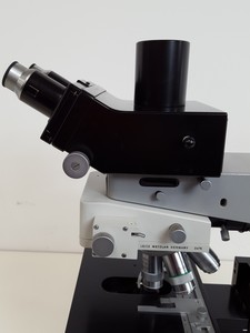 Thumbnail image of Leitz Orthoplan Trinocular Phase Contrast Fluorescence Microscope & 5 x OBJs Lab