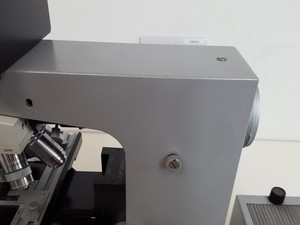 Thumbnail image of Leitz Orthoplan Trinocular Phase Contrast Fluorescence Microscope & 5 x OBJs Lab
