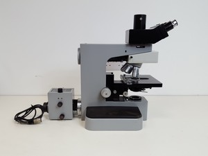 Thumbnail image of Leitz Orthoplan Trinocular Phase Contrast Fluorescence Microscope & 5 x OBJs Lab