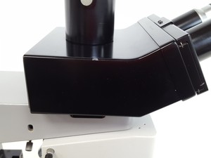 Thumbnail image of Leitz Orthoplan Trinocular Phase Contrast Fluorescence Microscope & 5 x OBJs Lab