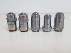 Thumbnail image of Leitz Orthoplan Trinocular Phase Contrast Fluorescence Microscope & 5 x OBJs Lab