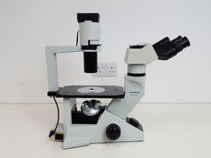 Thumbnail image of Olympus CKX41 Inverted Microscope w/ 2 x Objectives 20x/0.40 PhP  ∞/1/FN22 Lab