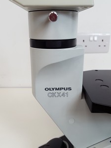 Thumbnail image of Olympus CKX41 Inverted Microscope w/ 2 x Objectives 20x/0.40 PhP  ∞/1/FN22 Lab