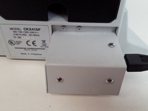 Thumbnail image of Olympus CKX41 Inverted Microscope w/ 2 x Objectives 20x/0.40 PhP  ∞/1/FN22 Lab