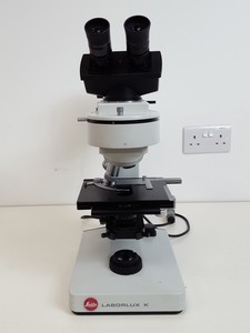 Thumbnail image of Leitz Laborlux K Binocular Microscope Type: 020-435.036 with 3 x Objectives Lab