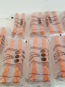 Thumbnail image of 11 x Bags of 20 x Corning 25cm2 Canted Neck Cell Culture Flasks Lab