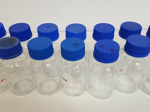 Thumbnail image of 185 x Glass Laboratory Bottles with Lids - 1000ml, 500ml, 250ml, 100ml, 50ml Lab