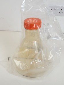Thumbnail image of 4 x Corning 3L Plastic Erlenmeyer Conical Flasks with Vented Caps Lab