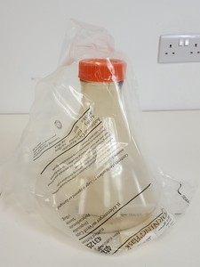 Thumbnail image of 4 x Corning 3L Plastic Erlenmeyer Conical Flasks with Vented Caps Lab
