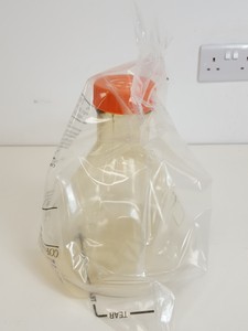 Thumbnail image of 4 x Corning 3L Plastic Erlenmeyer Conical Flasks with Vented Caps Lab