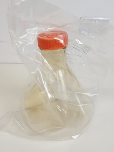 Thumbnail image of 4 x Corning 3L Plastic Erlenmeyer Conical Flasks with Vented Caps Lab