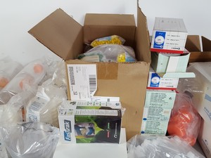 Thumbnail image of Large Lot of Cell Culture Laboratory Plasticware - Plates, Flasks, Bottles, Caps