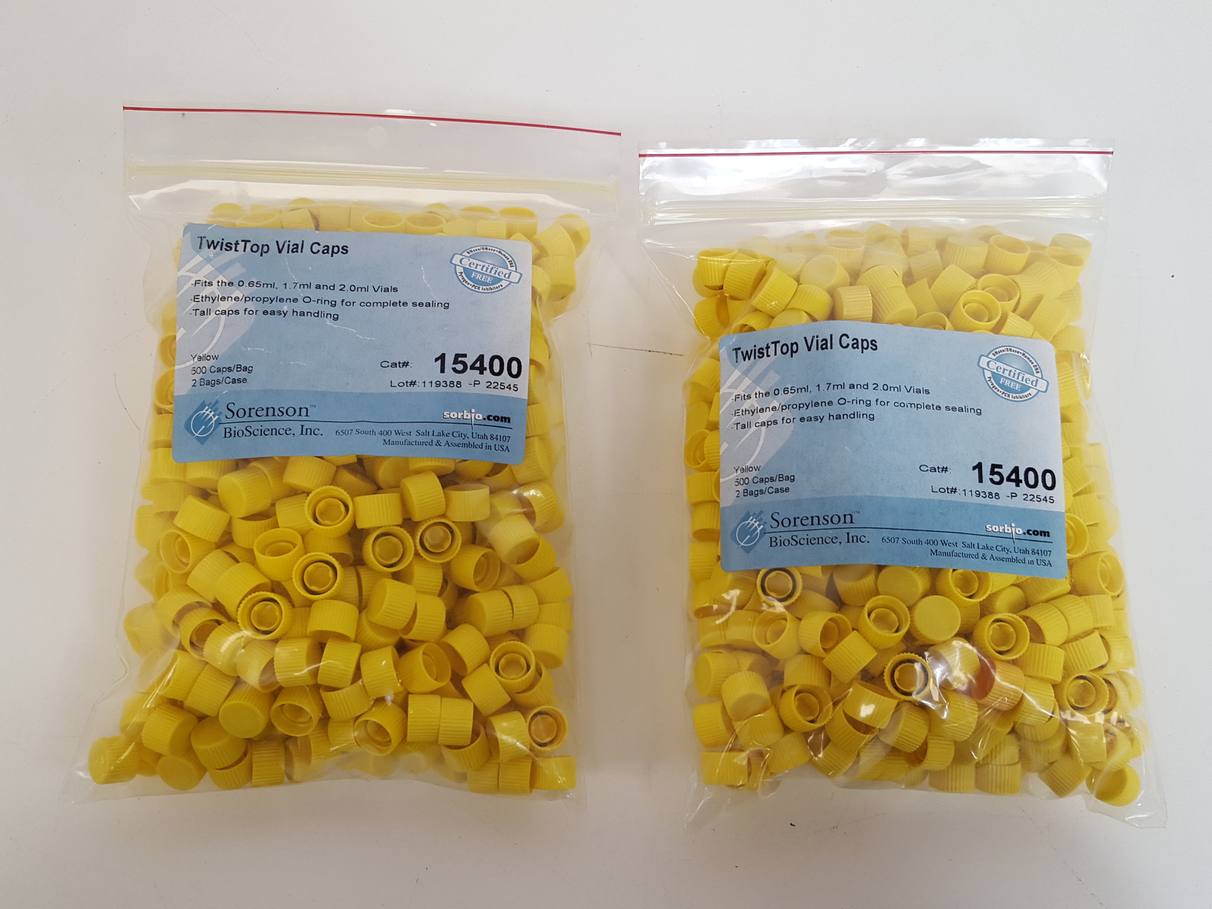 Image of Large Lot of Cell Culture Laboratory Plasticware - Plates, Flasks, Bottles, Caps