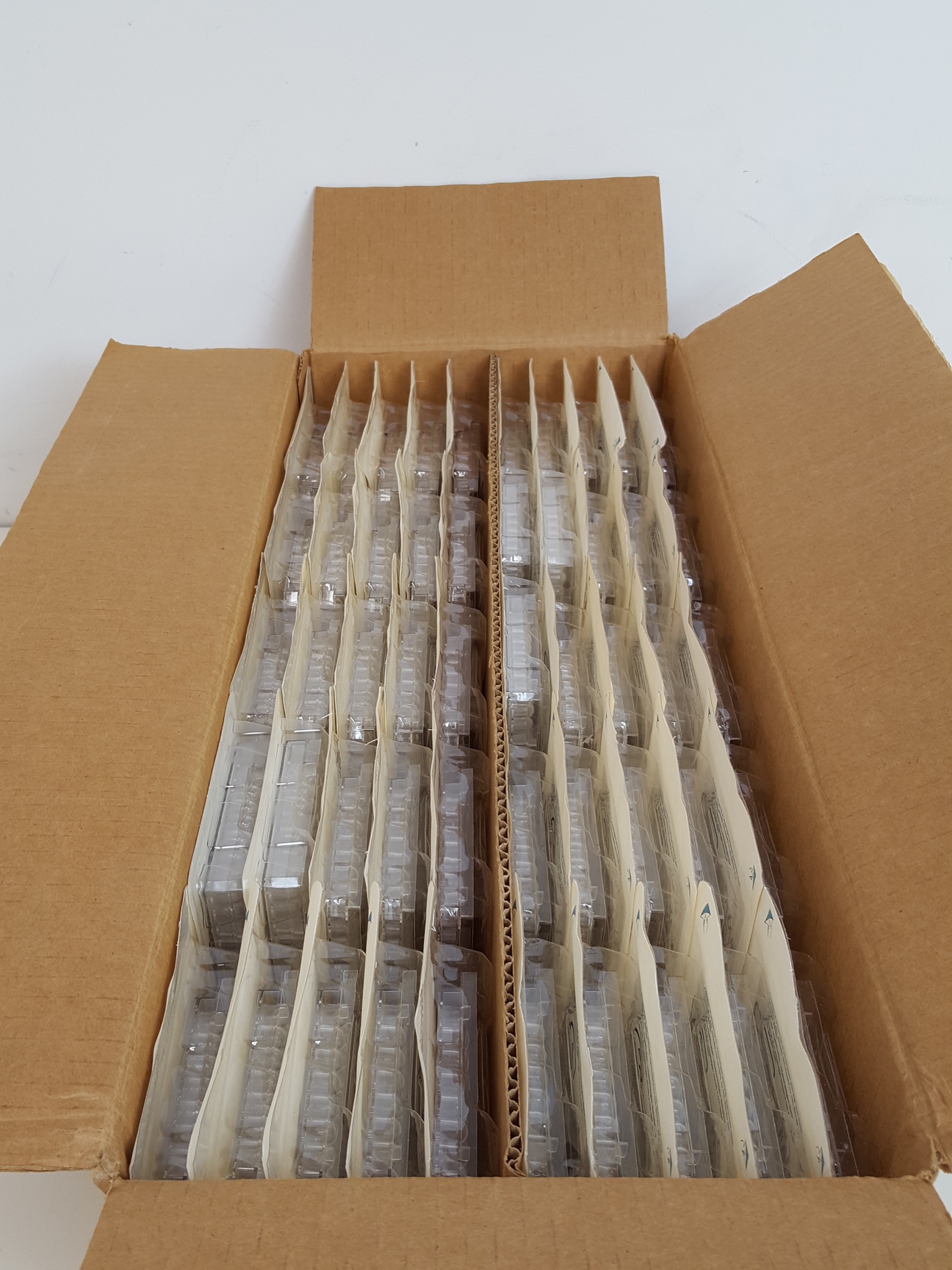 Image of Large Lot of Cell Culture Laboratory Plasticware - Plates, Flasks, Bottles, Caps