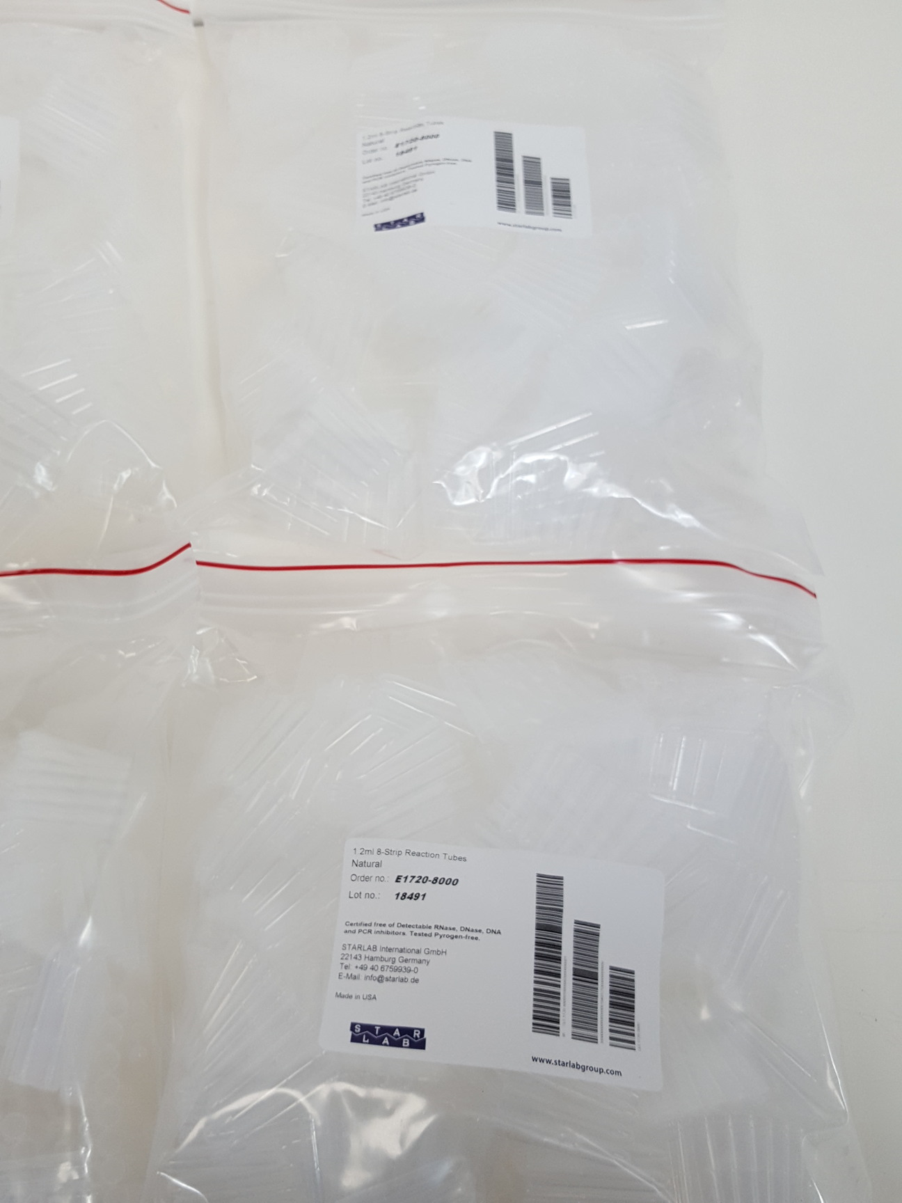 Image of Large Lot of Cell Culture Laboratory Plasticware - Plates, Flasks, Bottles, Caps
