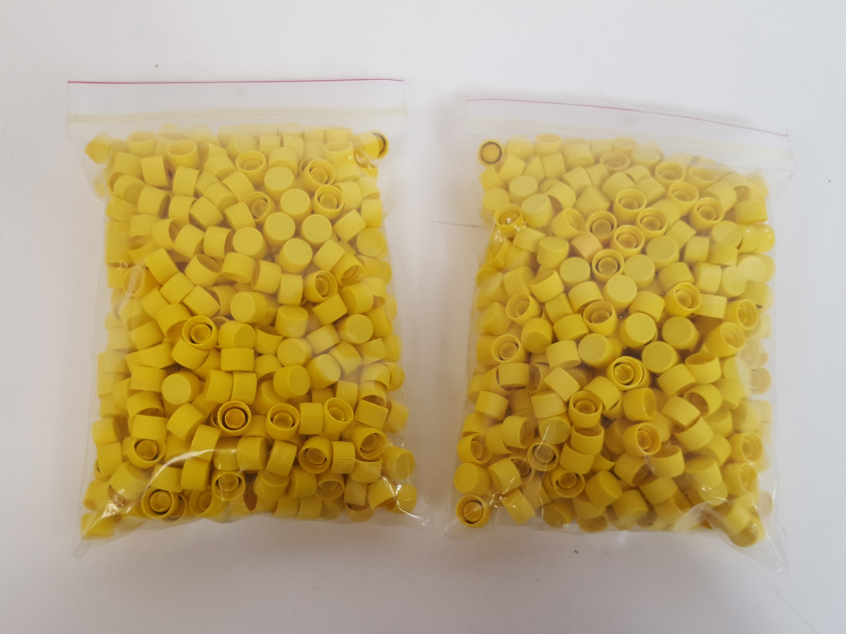 Image of Large Lot of Cell Culture Laboratory Plasticware - Plates, Flasks, Bottles, Caps