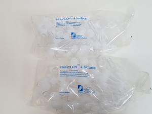Thumbnail image of Large Lot of Cell Culture Laboratory Plasticware - Plates, Flasks, Bottles, Caps